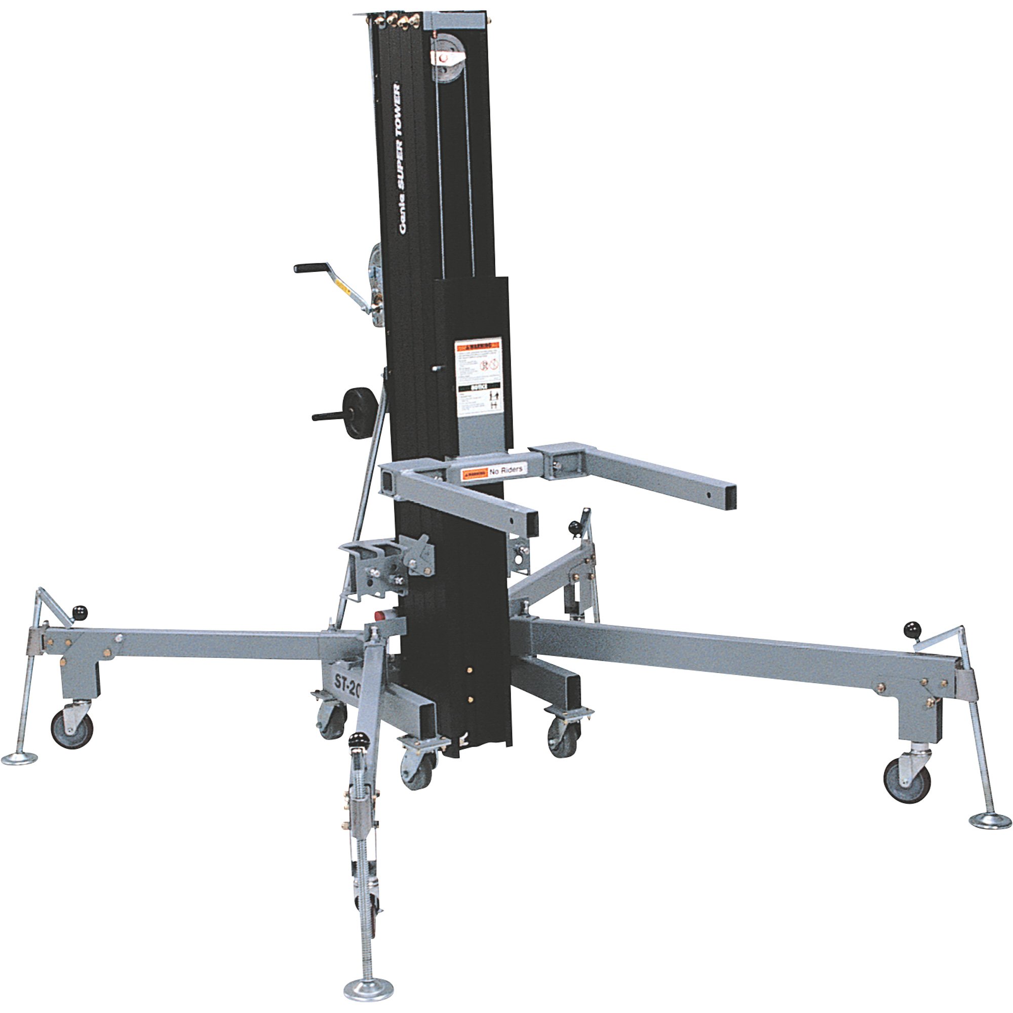 Genie Super Tower Manual Material Lift —20ft. Lift, 800-Lb. Capacity, Model# ST-20